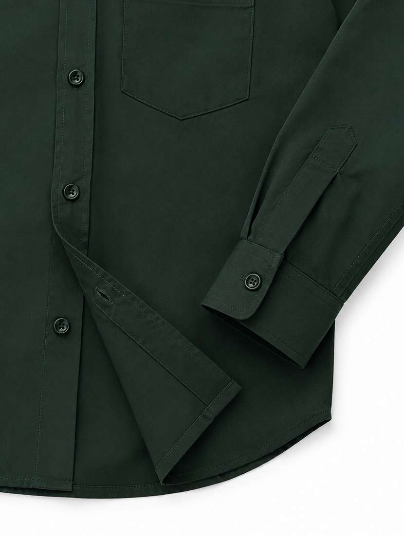 Boys Solid Long Sleeves Regular Shirt - 22664442 -  Standard Image - 4