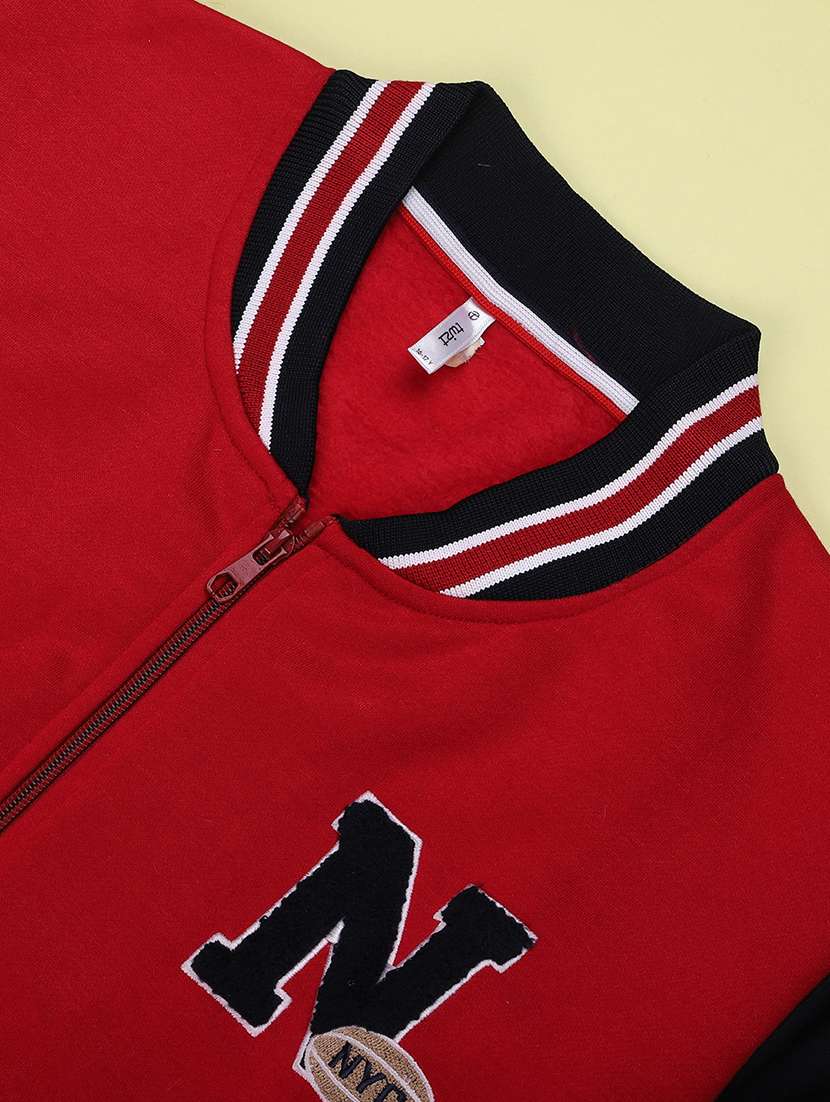 Boys Colourblocked Long Sleeves Varsity Jacket - 22686038 -  Standard Image - 4