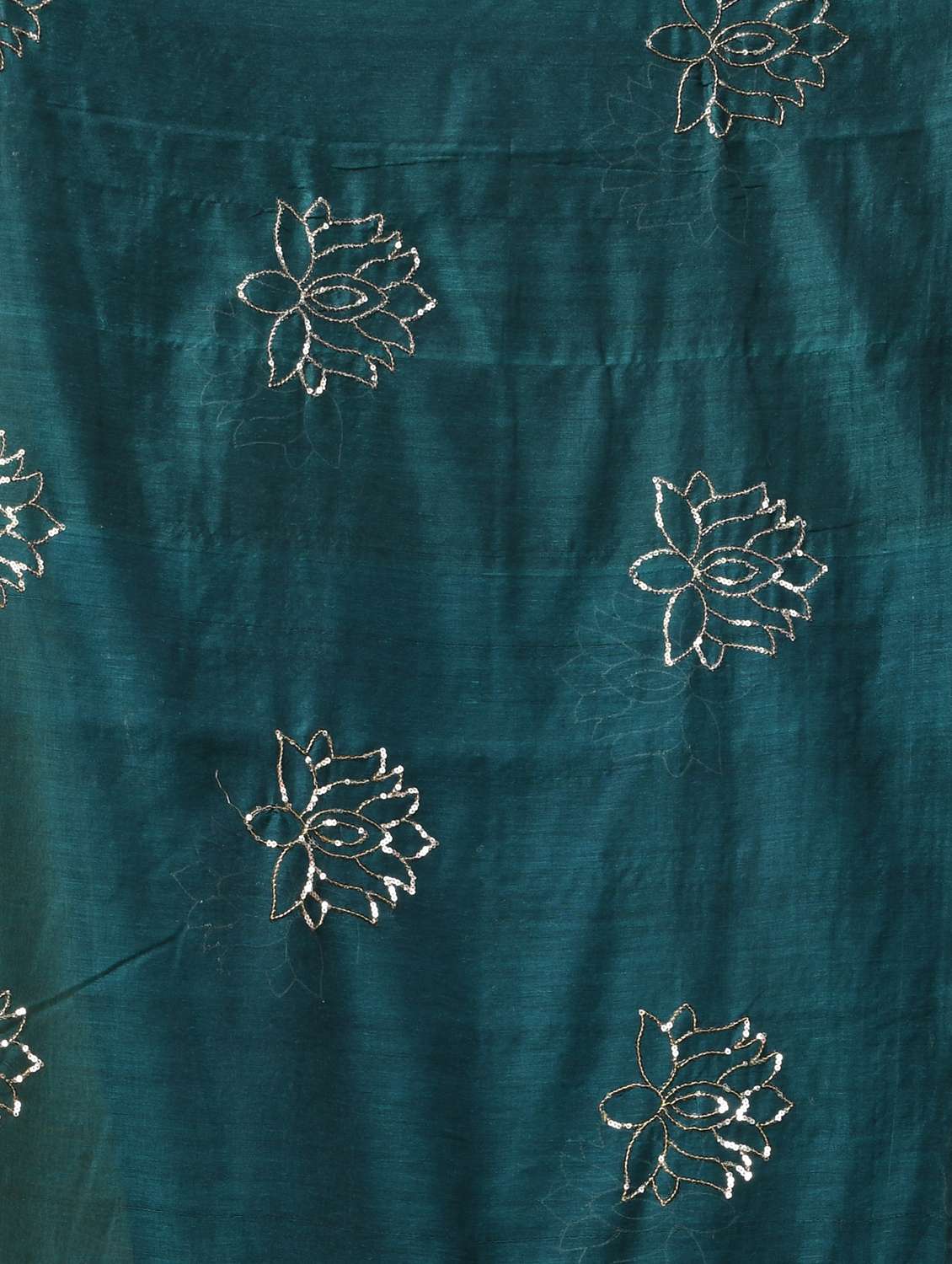 women solid with work handloom saree - 22686214 -  Standard Image - 4