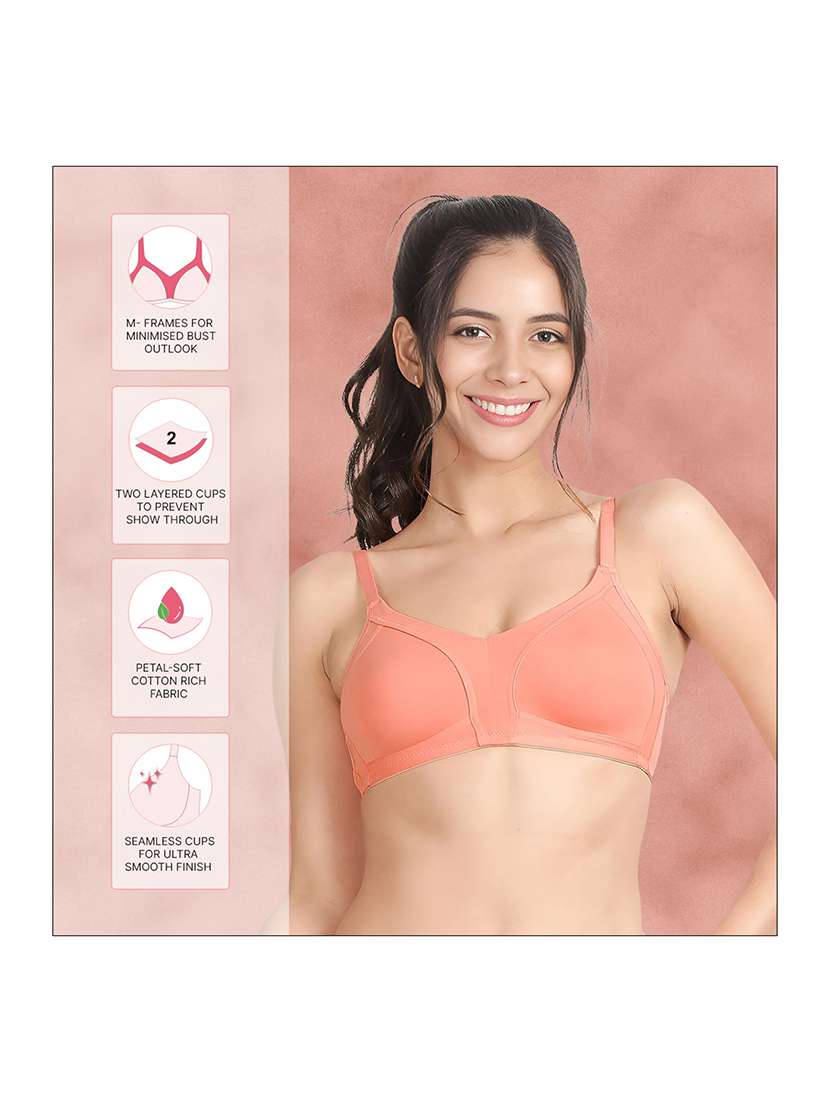 Women Solid Full Coverage T-shirt Bra - 22686924 -  Standard Image - 4