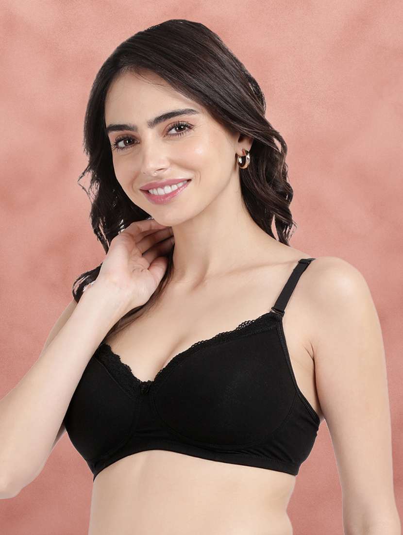 Women Solid Three Fourth Coverage T-shirt Bra - 22686934 -  Standard Image - 1