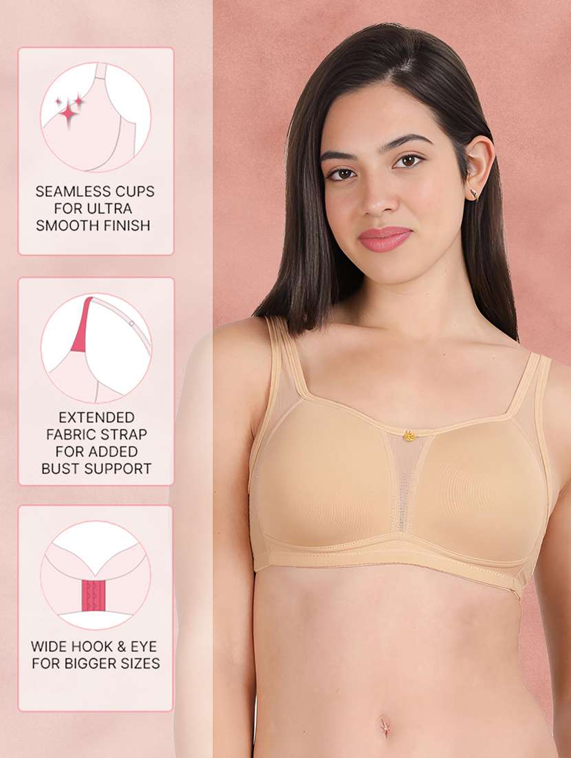 Women Solid Full Coverage T-shirt Bra - 22686962 -  Standard Image - 4