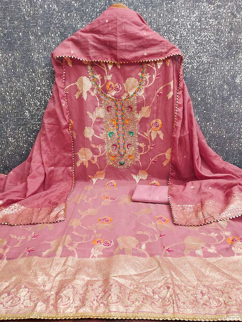 Women Self Design Unstitched Suit Set - 22687004 -  Standard Image - 1