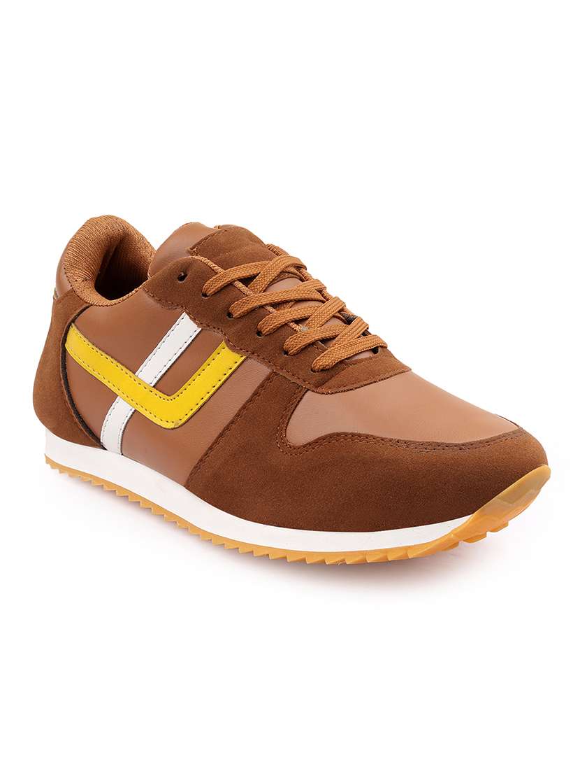 Men Solid Lace Up Sneaker - 22687632 -  Standard Image - 1
