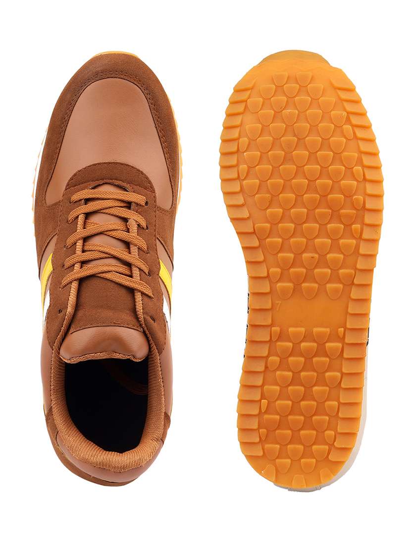 Men Solid Lace Up Sneaker - 22687632 -  Standard Image - 4