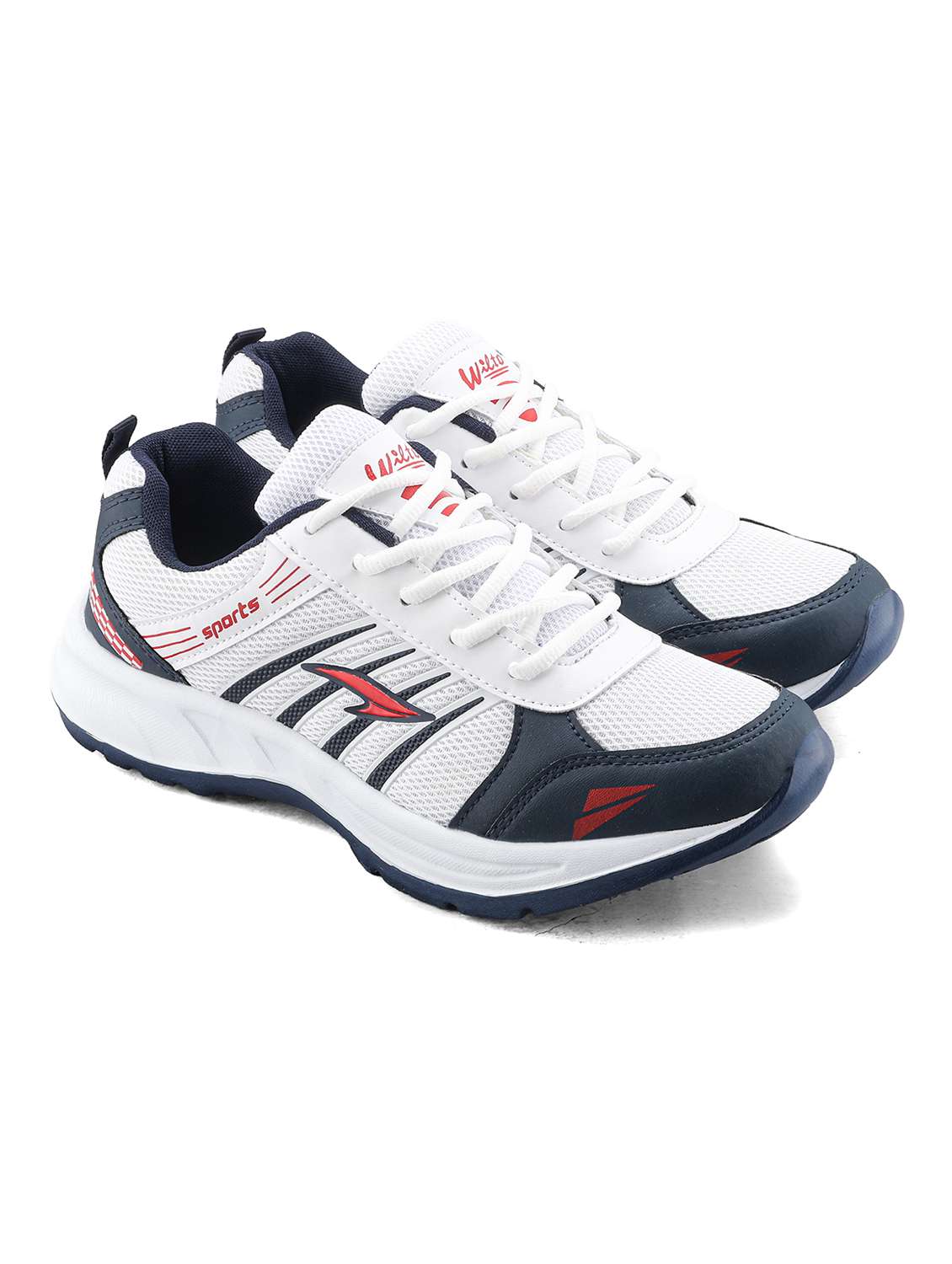 Men Textured Lace Up Sports Shoes - 22687728 -  Standard Image - 1