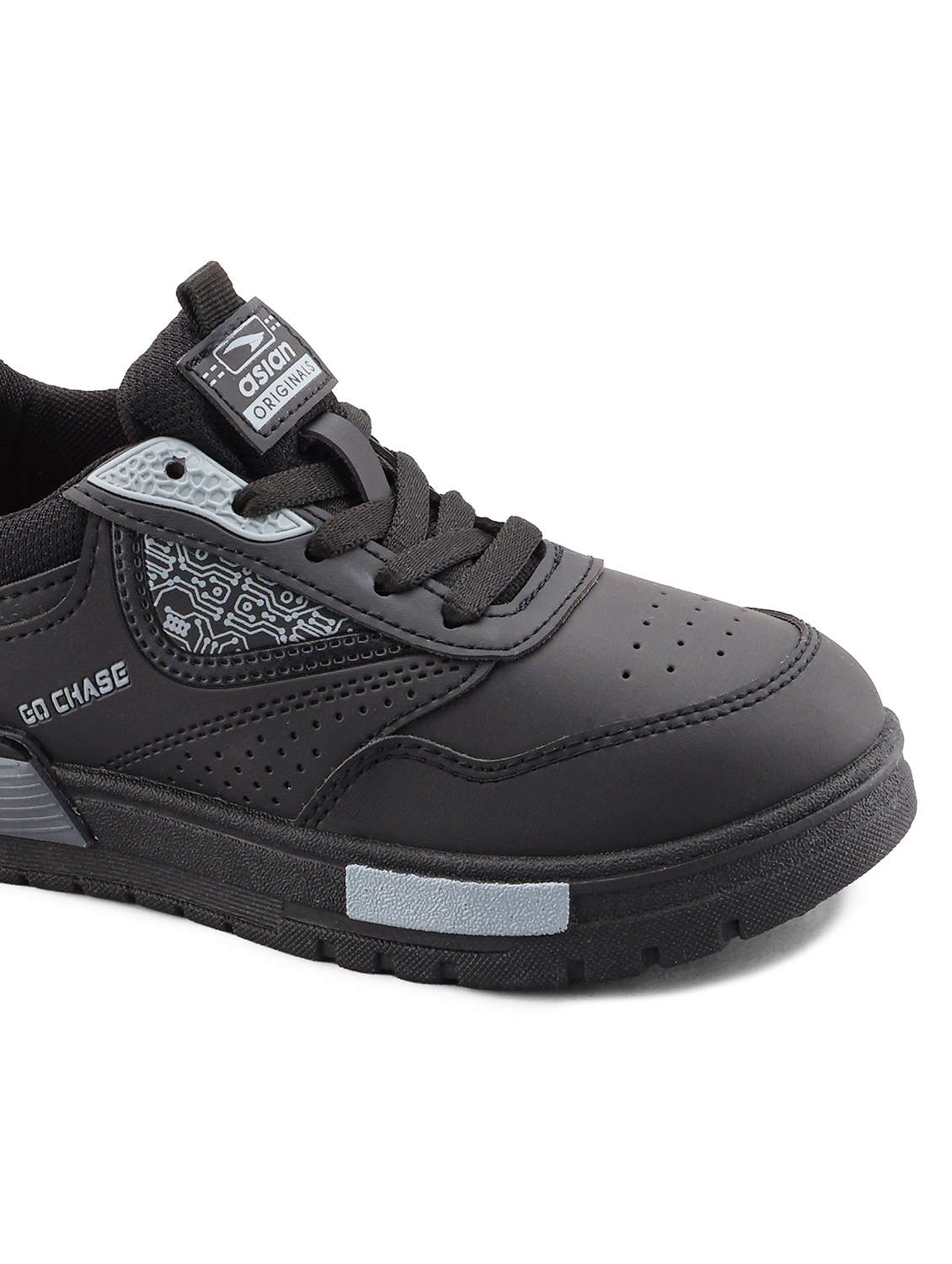 Boys Textured Lace Up Sneaker - 22687740 -  Standard Image - 4