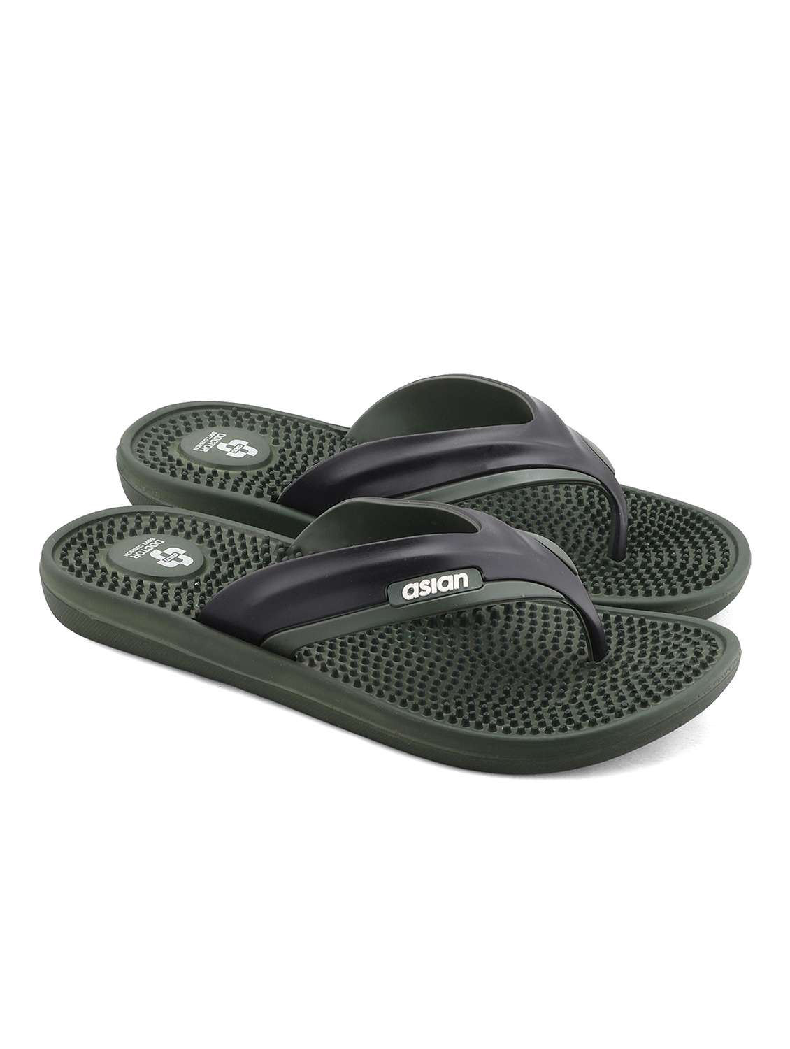 Men Textured Toe Separator Flip Flop - 22687767 -  Standard Image - 1