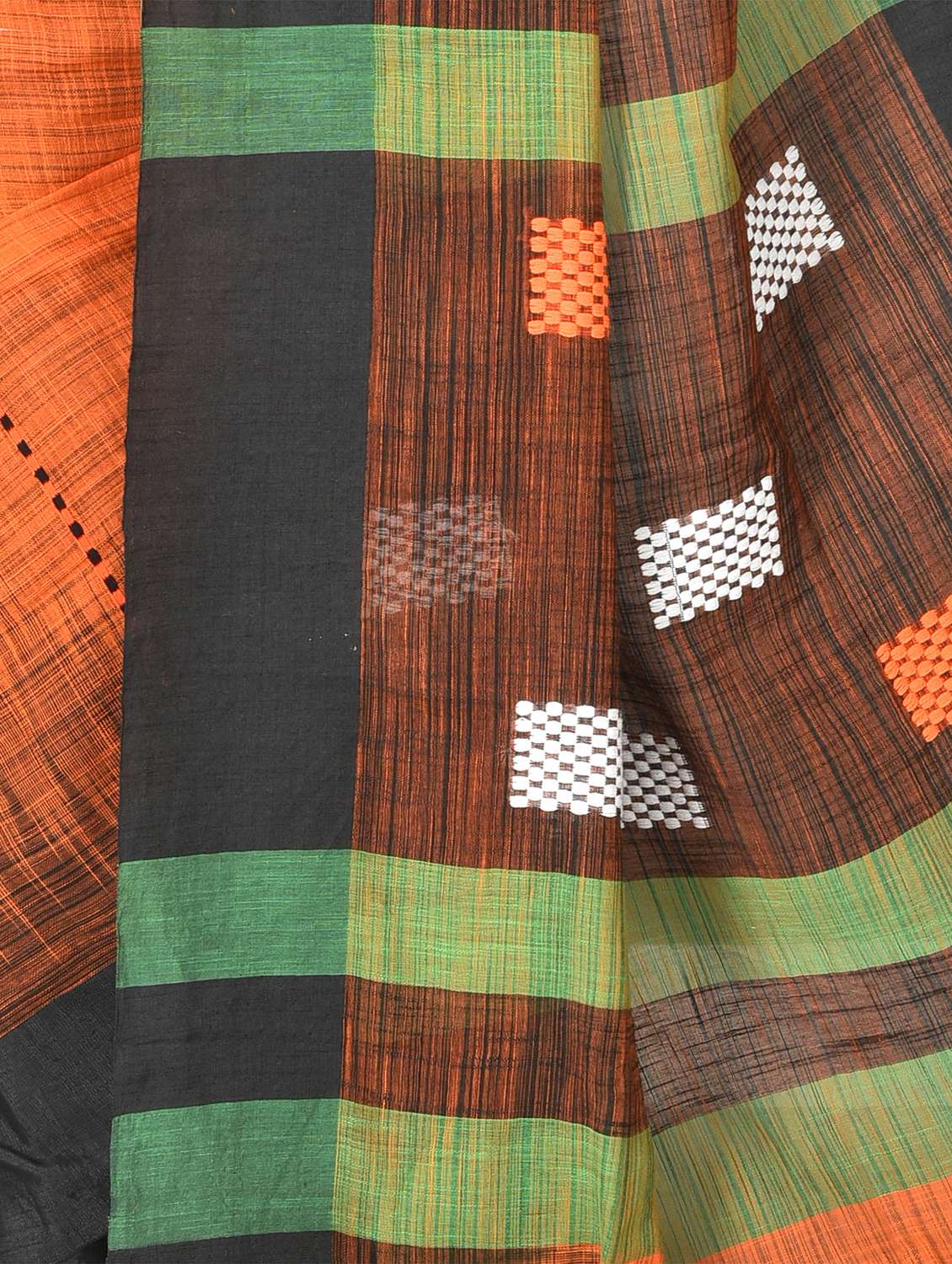Women Printed Handloom Saree With Blouse - 22688039 -  Standard Image - 1