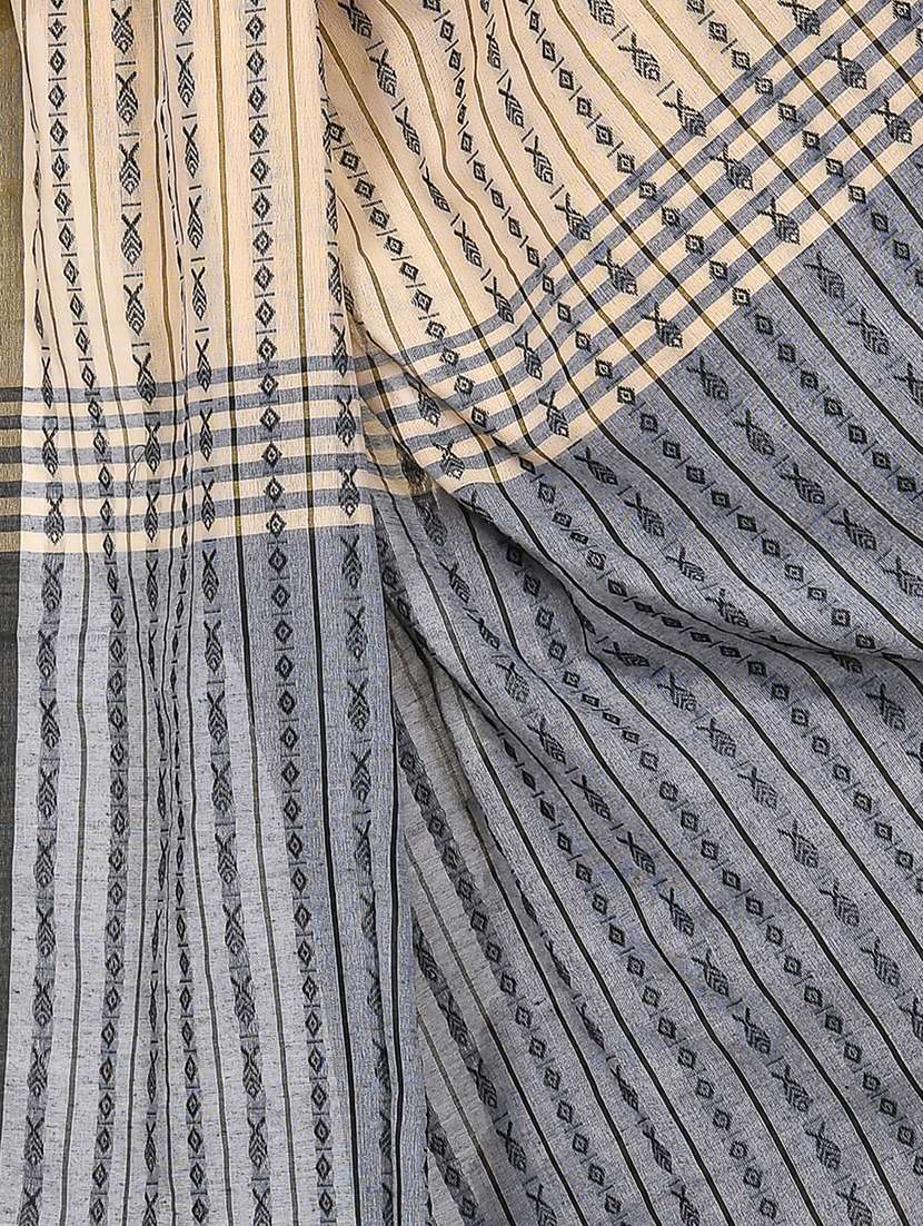 Women Self Design Handloom Saree With Blouse - 22688045 -  Standard Image - 1