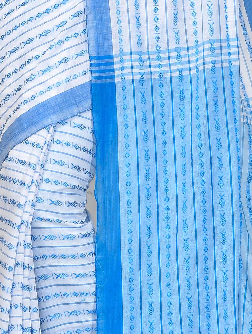 Women Self Design Handloom Saree With Blouse - 22688046 -  Standard Image - 1