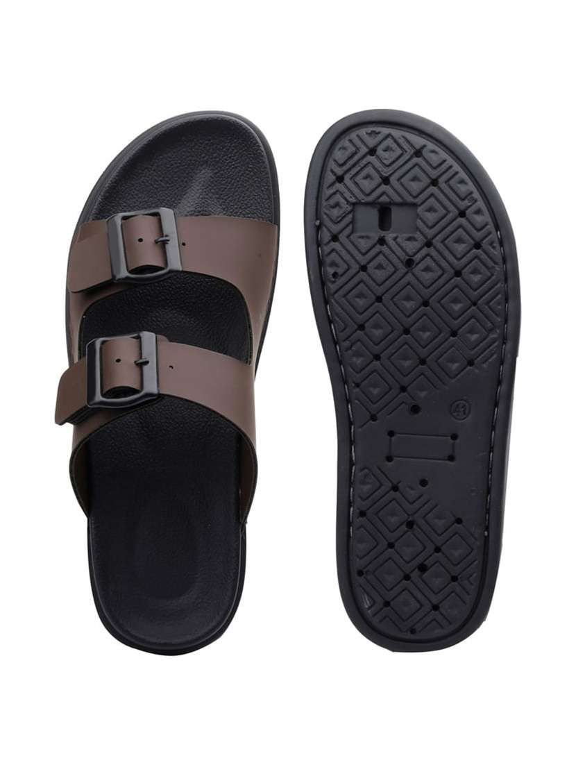 Men Solid Slip On Sandal - 22688471 -  Standard Image - 4