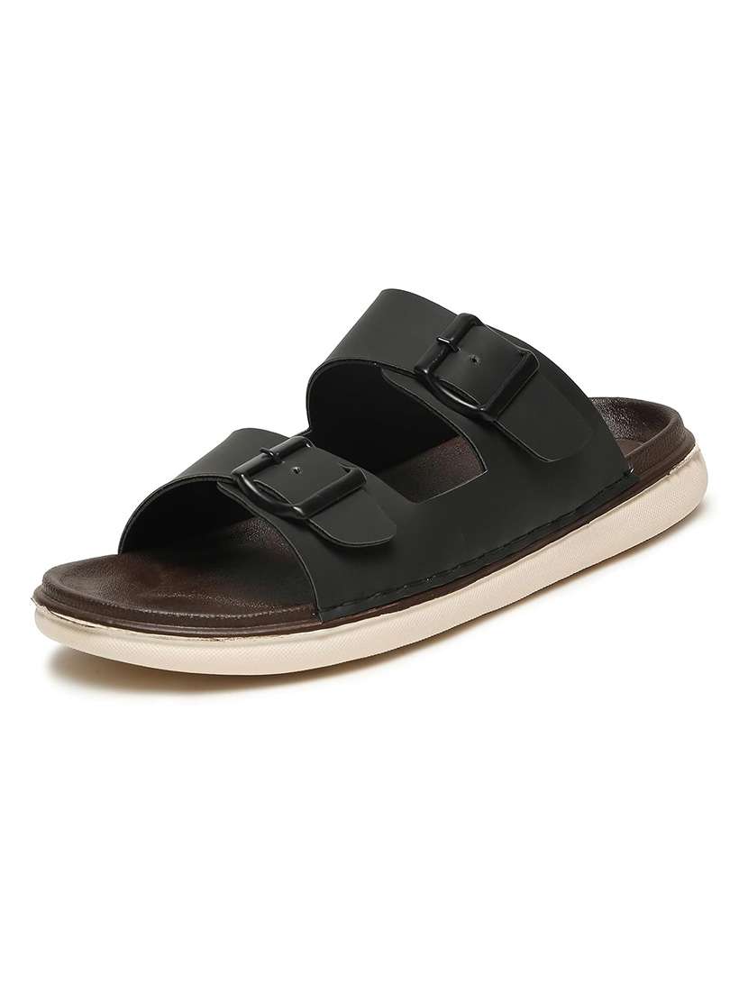 Men Solid Slip On Sandal - 22688472 -  Standard Image - 1