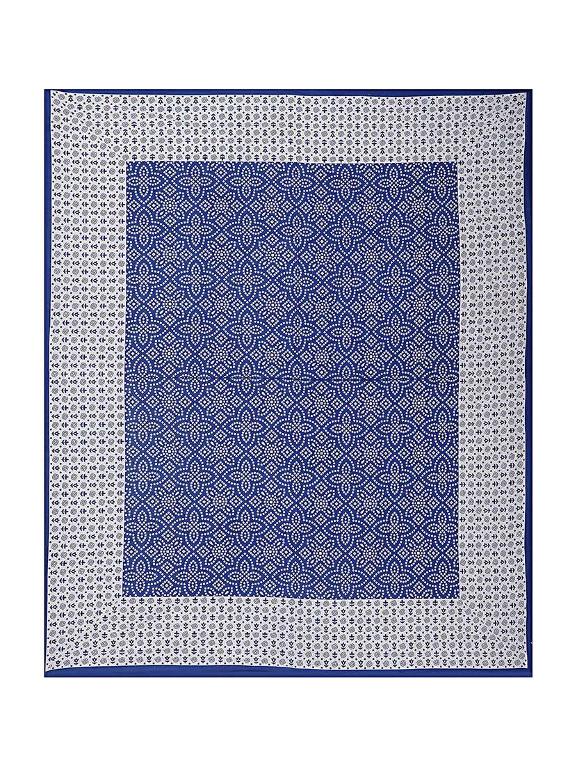Timeless Trends Blue 144 Tc Traditional Bandhani Chunri Printed Double Bedsheet With 2 Pillow Covers - 22688844 -  Standard Image - 1