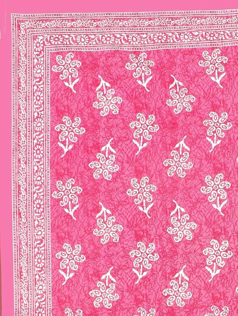 Timeless Trends Jaipuri 100 % Cotton Double Bedsheet With 2 Pillow Cover Cpp01 - 22688878 -  Standard Image - 1