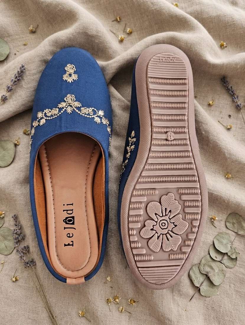 Women Embroidered Slip On Mules - 22692953 -  Standard Image - 4