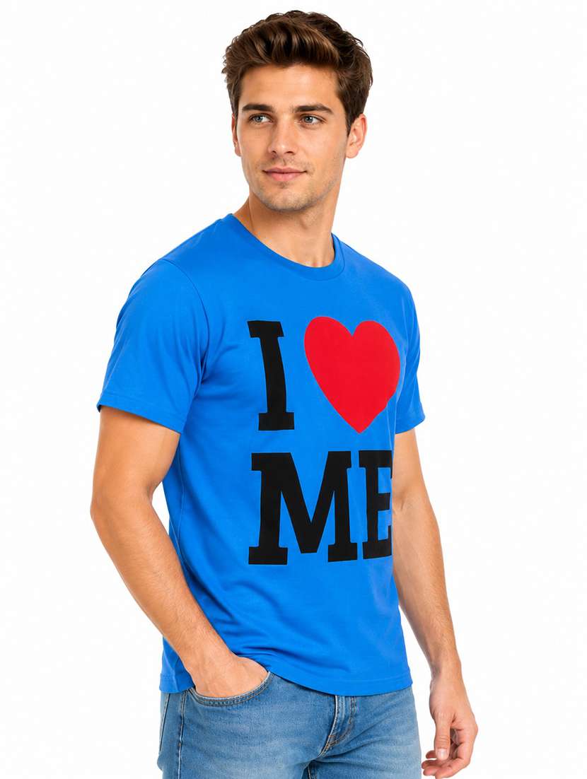 Men Printed Short Sleeve Regular Fit T-shirt - 22692957 -  Standard Image - 1