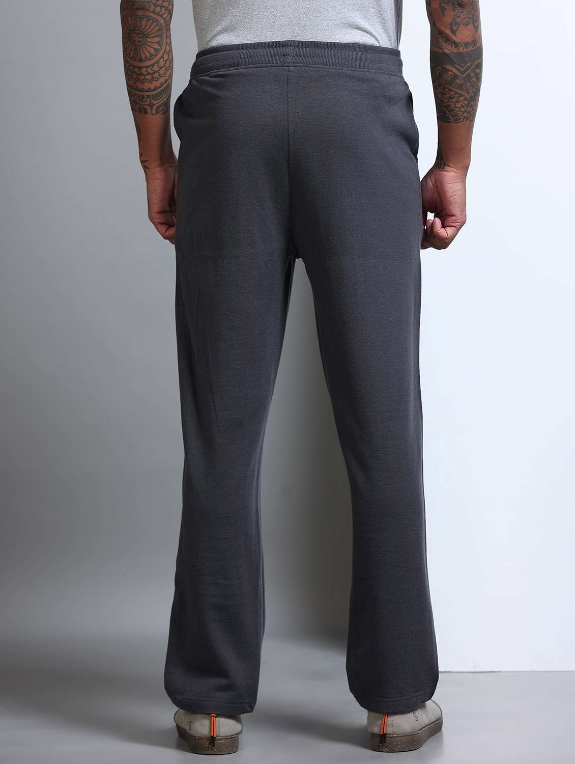 Men Placement Print Mid Rise Full Length Track Pant - 22693963 -  Standard Image - 4