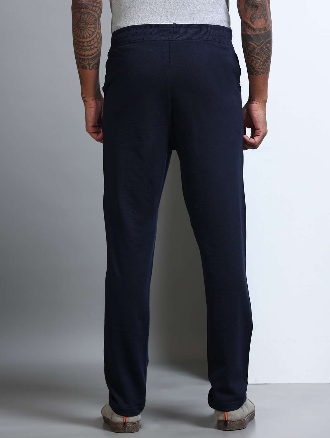 Men Placement Print Mid Rise Full Length Track Pant - 22694581 -  Standard Image - 4