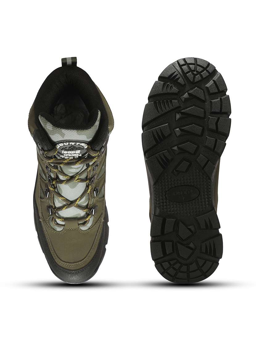 Men Green Lace Up High Ankle Boot - 22694824 -  Standard Image - 4