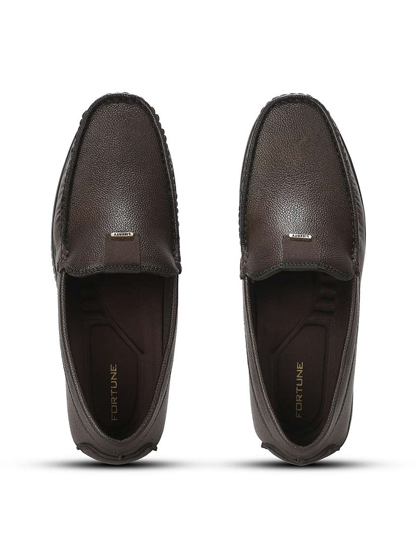 Men Brown Slip On Loafer - 22694852 -  Standard Image - 6