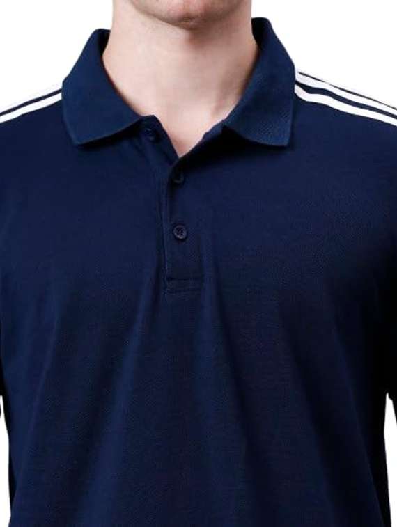 Men Tapered Short Sleeve Regular Fit Polo T-shirt - 22696424 -  Standard Image - 1