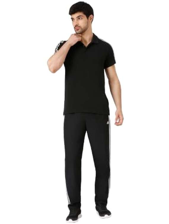 Men Taped Short Sleeves Polo T-shirt - 22696425 -  Standard Image - 4