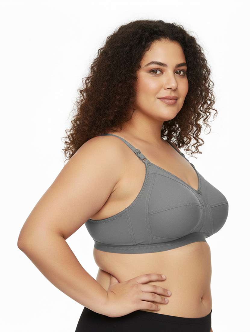 Women Pack Of 2 Solid Full Coverage Regular Bra - 22696808 -  Standard Image - 1