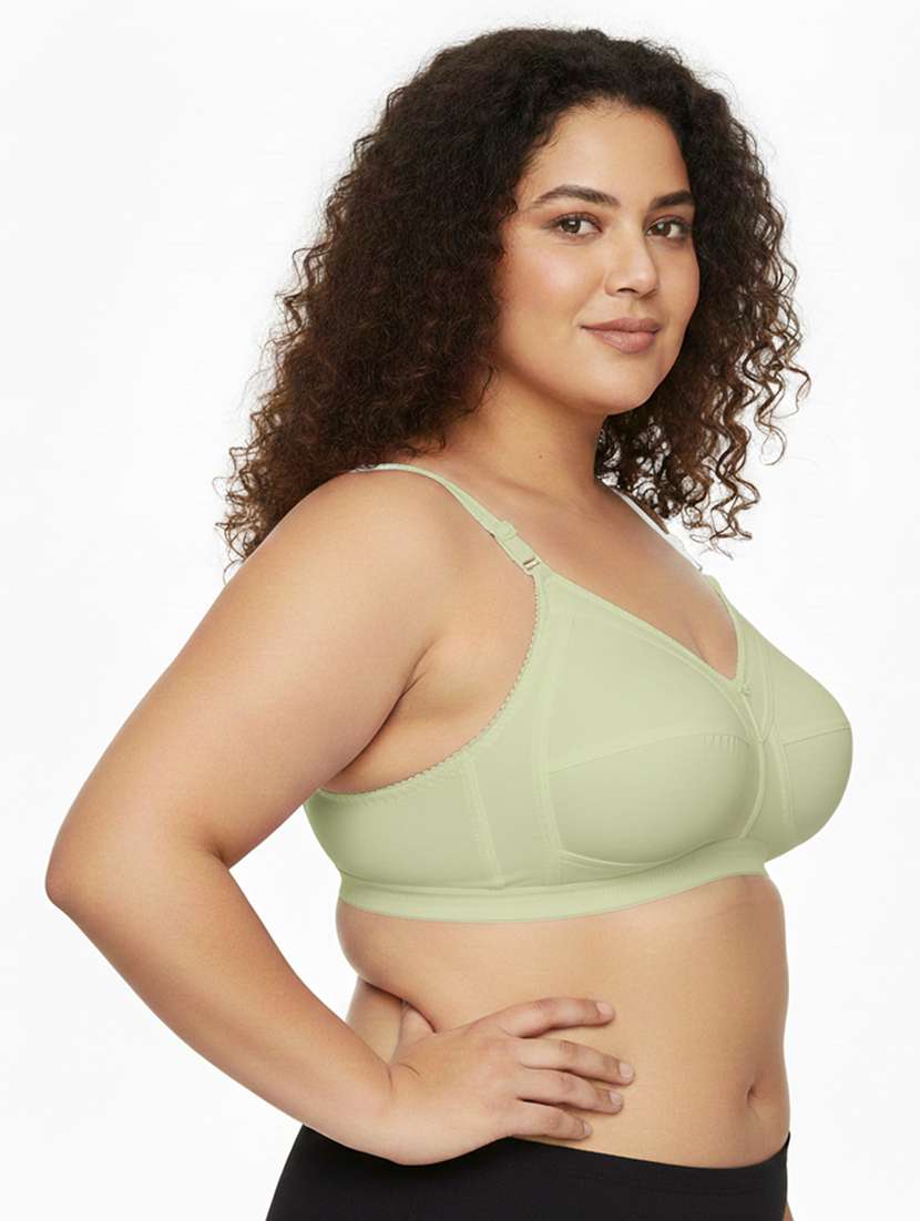 Women Pack Of 2 Solid Full Coverage Regular Bra - 22696833 -  Standard Image - 1