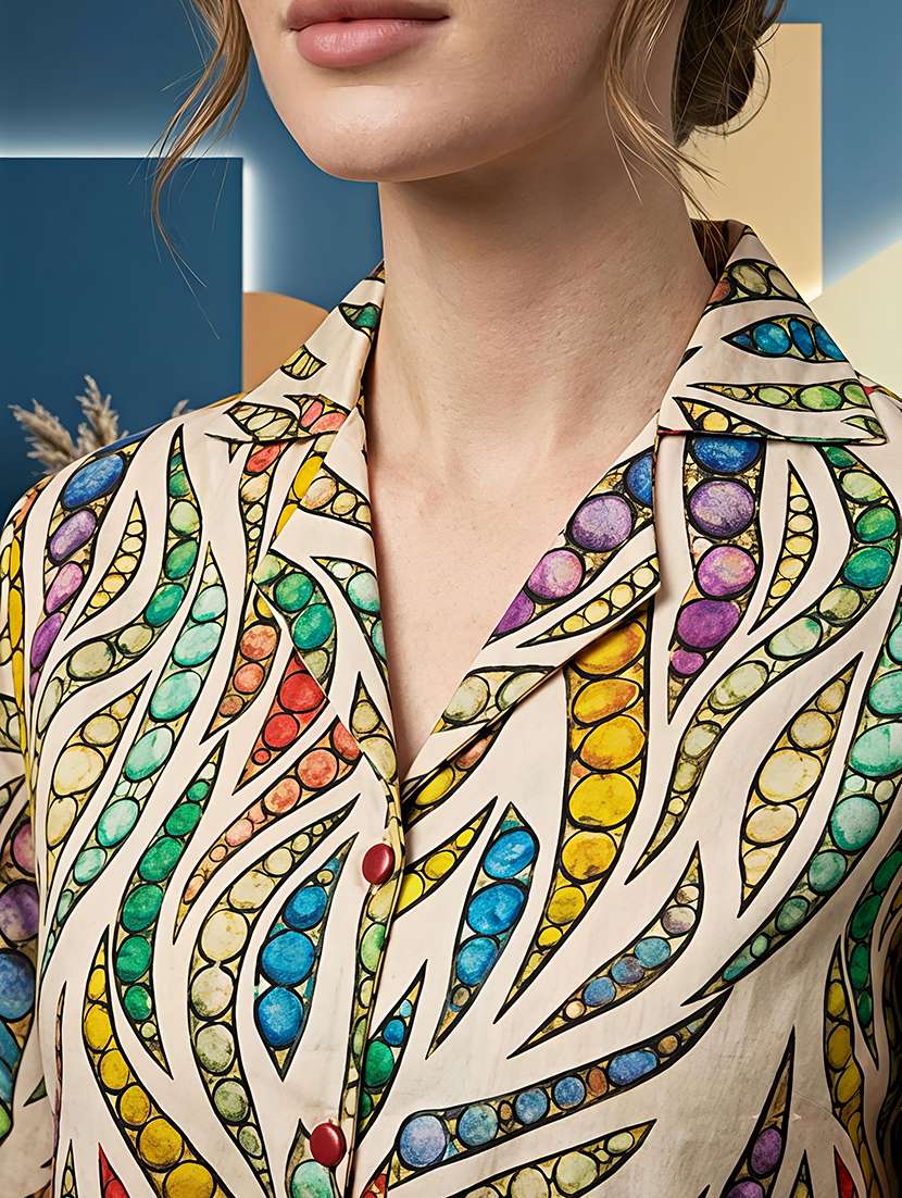 Women Printed Short Sleeves Regular Shirt - 22696887 -  Standard Image - 1
