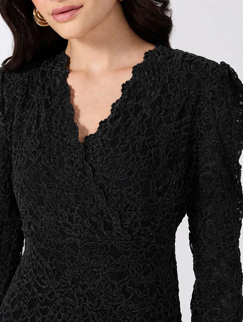 Women Self Design Long Sleeves Sheath Dress - 22697089 -  Standard Image - 1