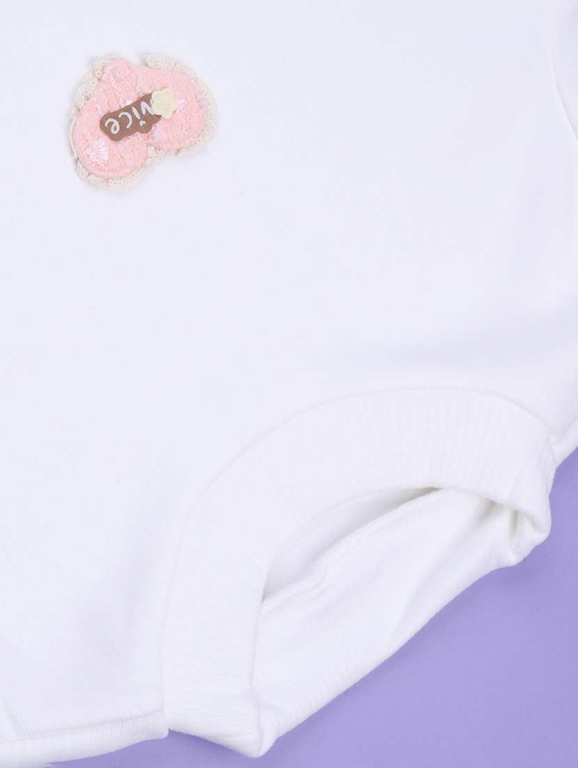 Girls Solid Long Sleeves Regular Fit Tee - 22699093 -  Standard Image - 4