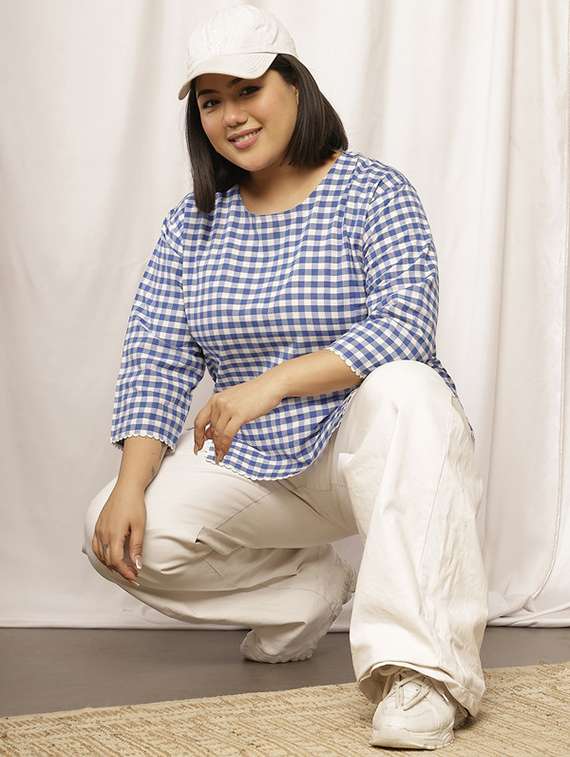 Women Printed Three Quarter Sleeves Regular Top - 22700815 -  Standard Image - 4