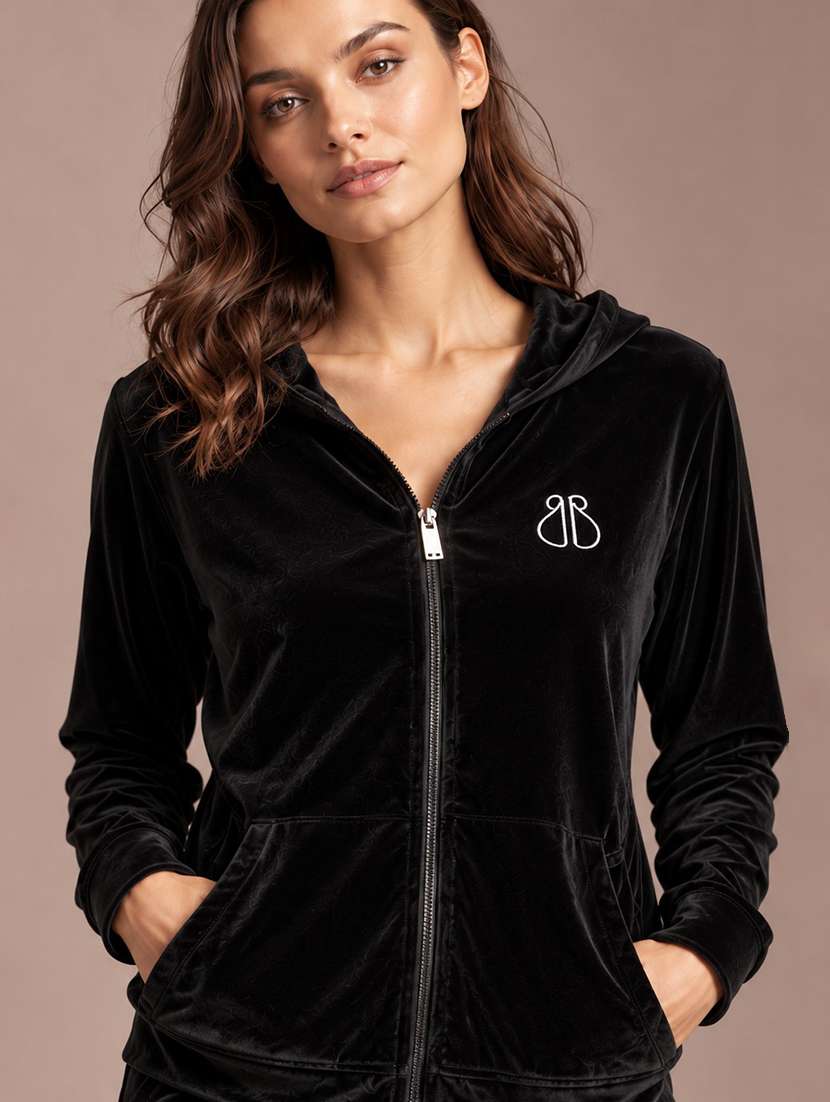 Women Solid Long Sleeves Active Wear Set - 22701442 -  Standard Image - 1