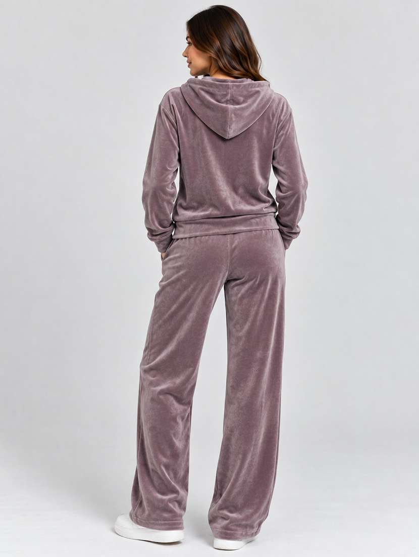 Women Solid Long Sleeves Active Wear Set - 22701443 -  Standard Image - 4