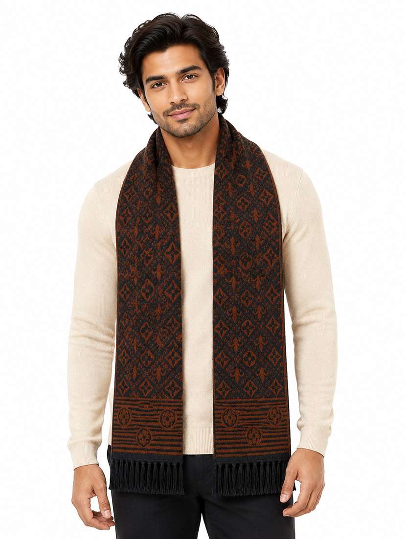 Unisex Self Design Reversible Muffler - 22702503 -  Standard Image - 1