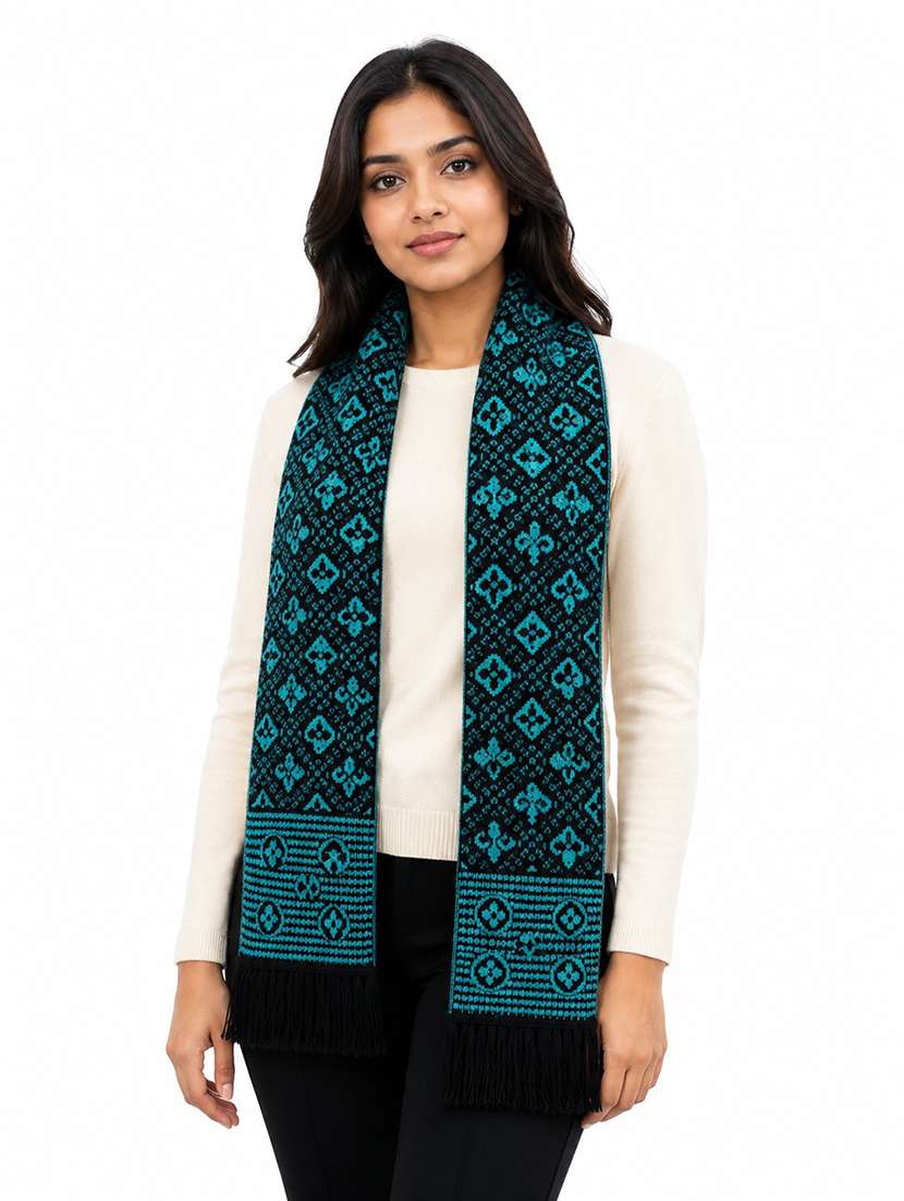 Unisex Self Design Reversible Muffler - 22702506 -  Standard Image - 1
