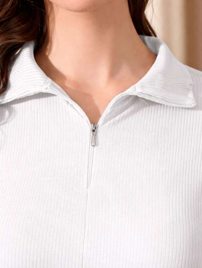 Women Solid Short Sleeves Regular Top - 22702837 -  Standard Image - 1