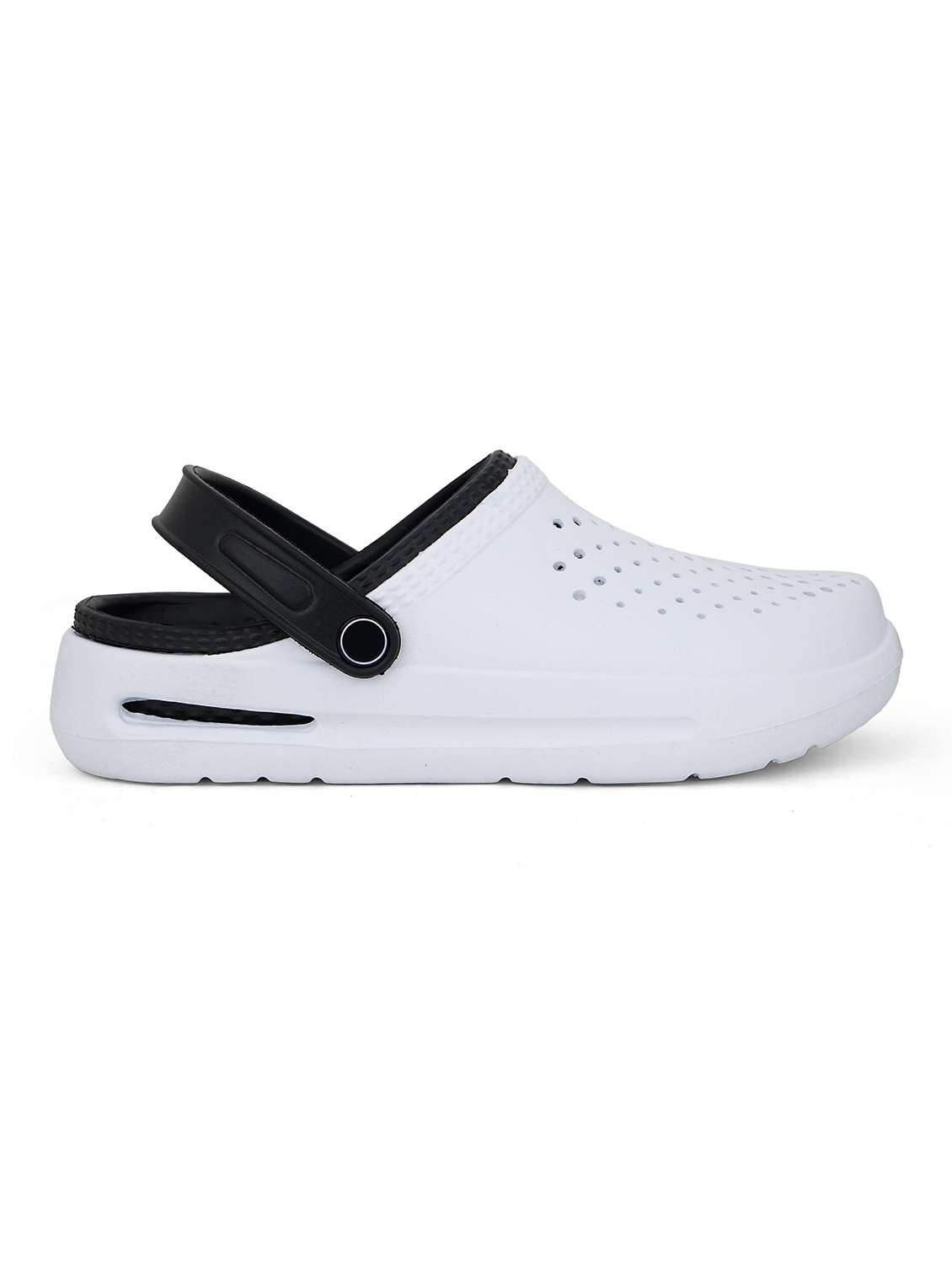 Men White Slip On Clog - 22702935 -  Standard Image - 1