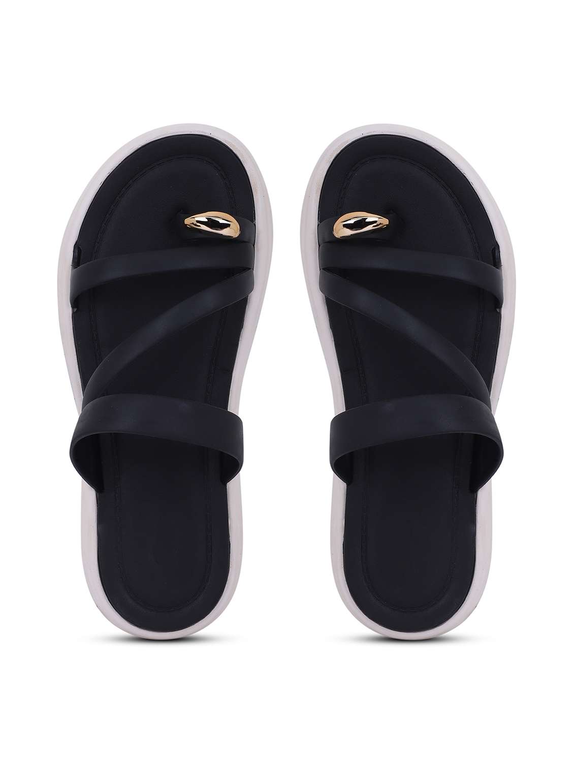 Women Solid One Toe Flat Sandal - 22702956 -  Standard Image - 4