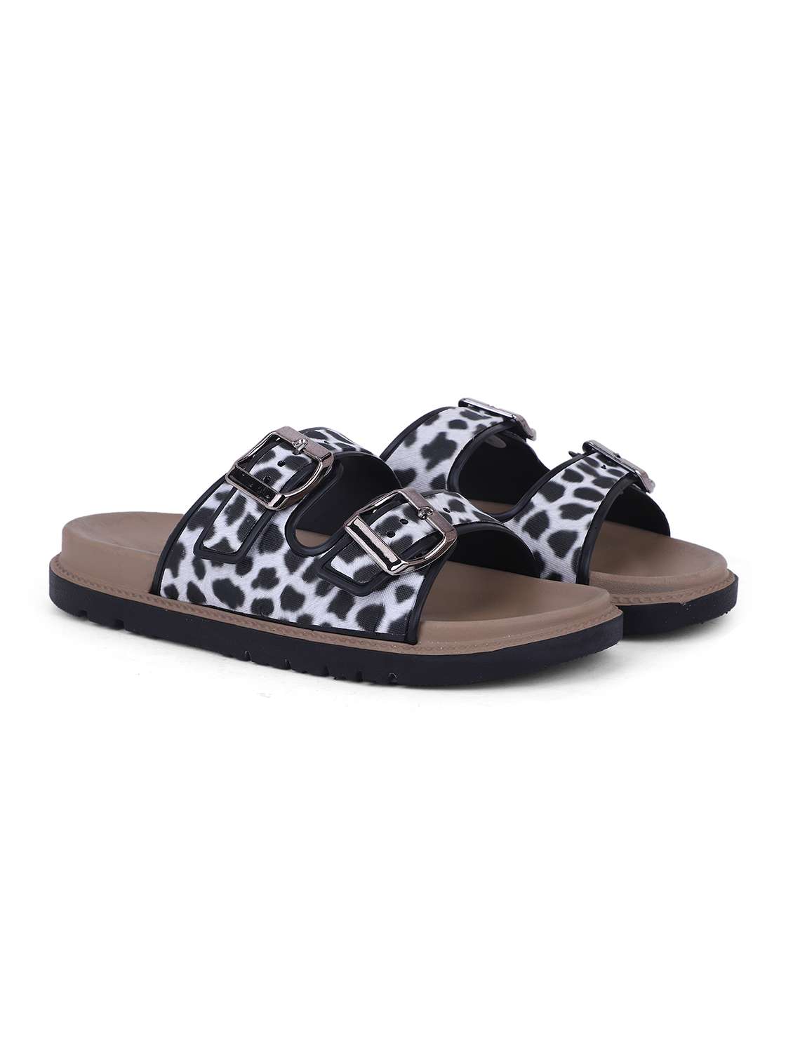 Women Printed Slip On Slides - 22702964 -  Standard Image - 1