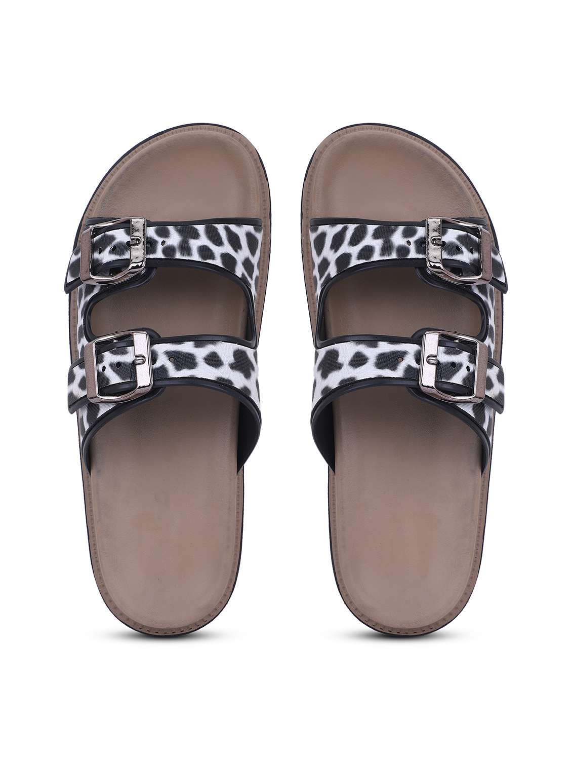 Women Printed Slip On Slides - 22702964 -  Standard Image - 4