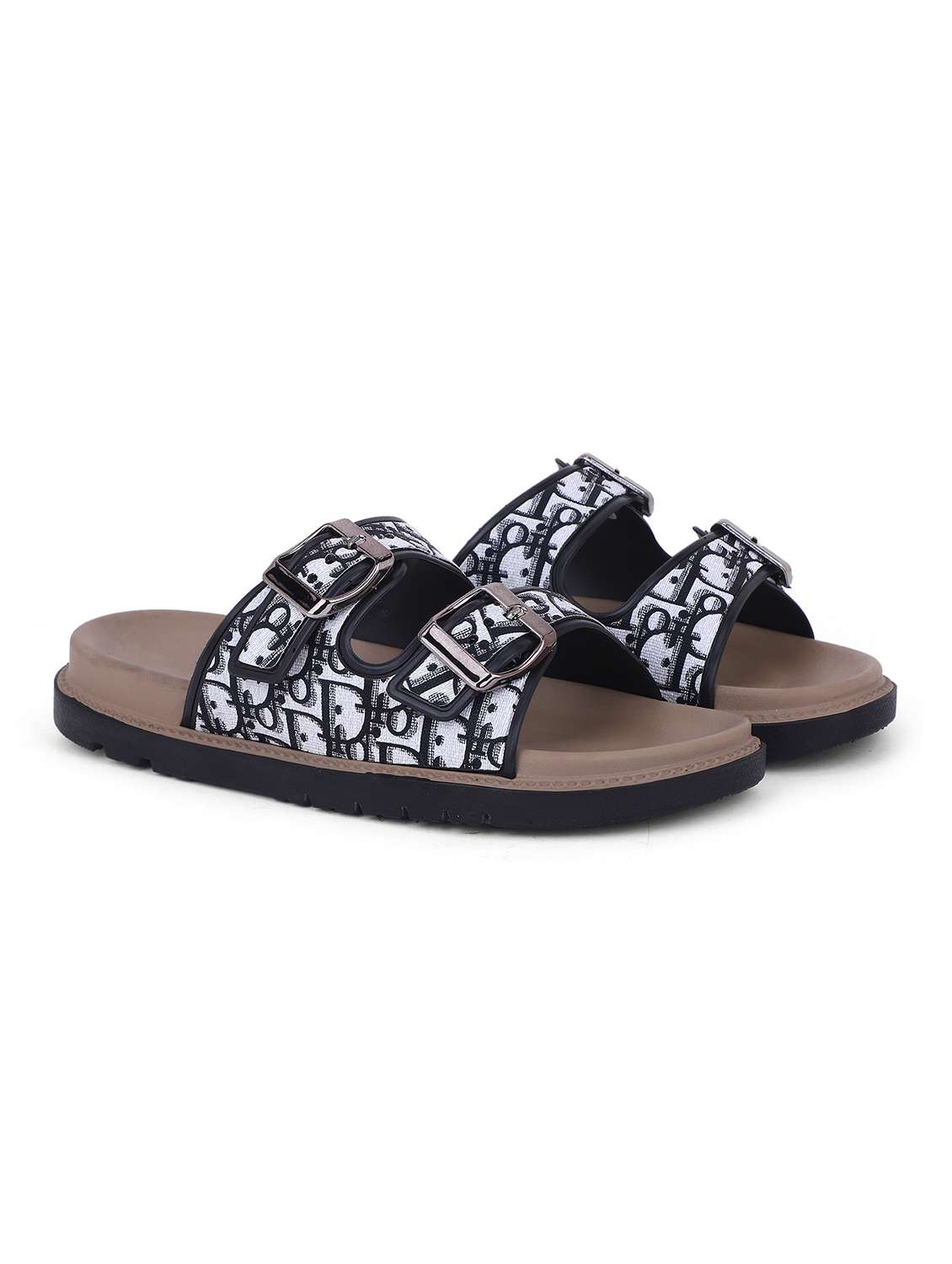Women Printed Slip On Slides - 22702967 -  Standard Image - 1