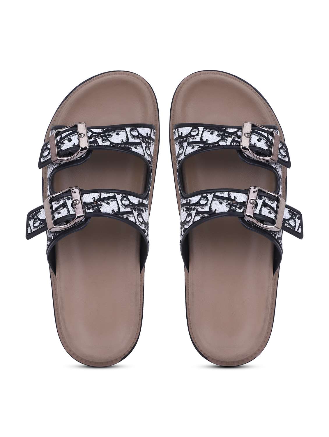 Women Printed Slip On Slides - 22702967 -  Standard Image - 4