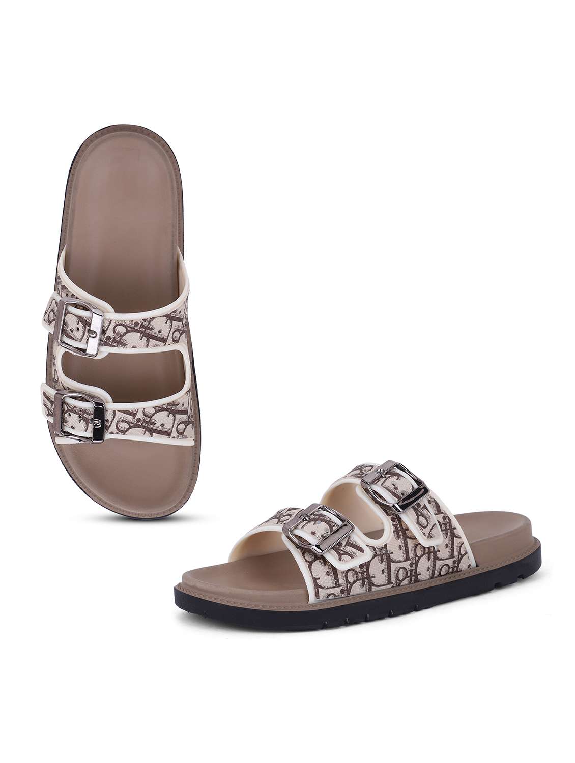 Women Printed Slip On Slides - 22702968 -  Standard Image - 1