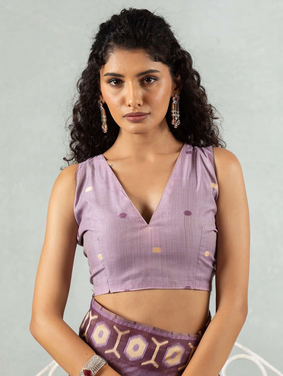 Women Self Design Handloom Saree With Blouse - 22704324 -  Standard Image - 4