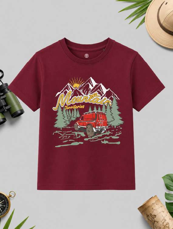 Boys Printed Short Sleeve T-shirt - 22704345 -  Standard Image - 1