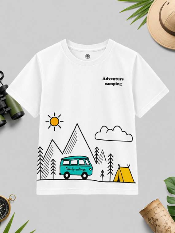 Boys Printed Short Sleeve T-shirt - 22704347 -  Standard Image - 1