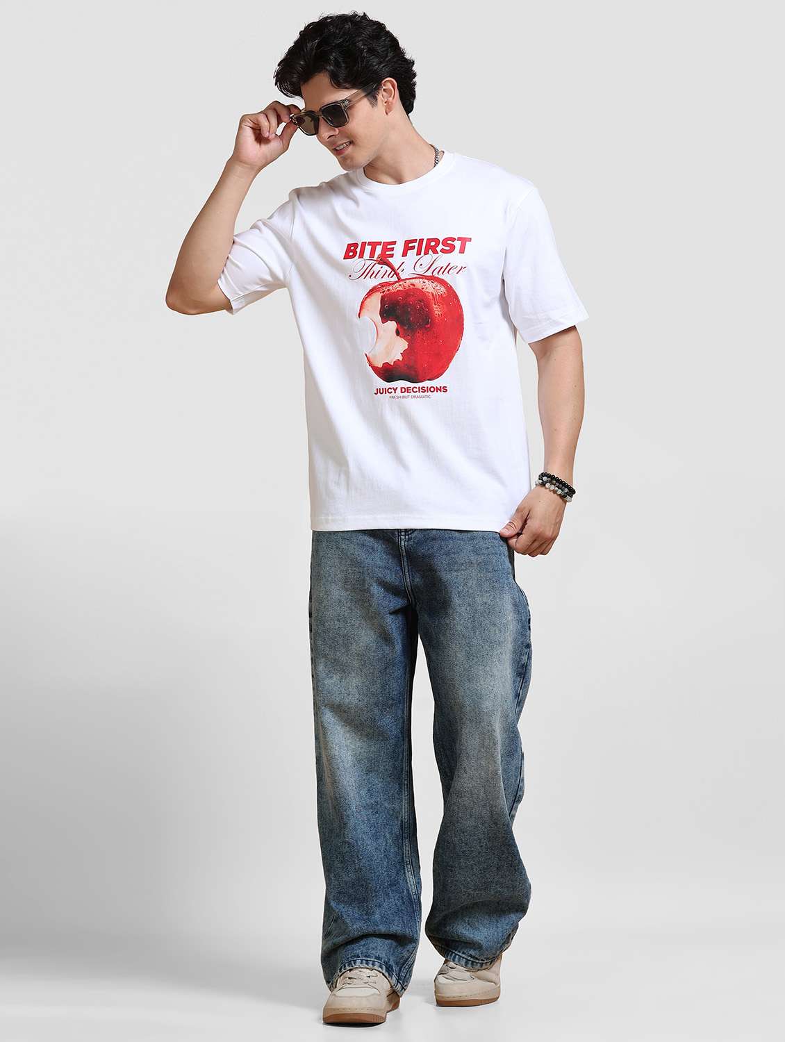 Men Printed Short Sleeve Loose Fit T-shirt - 22704380 -  Standard Image - 4