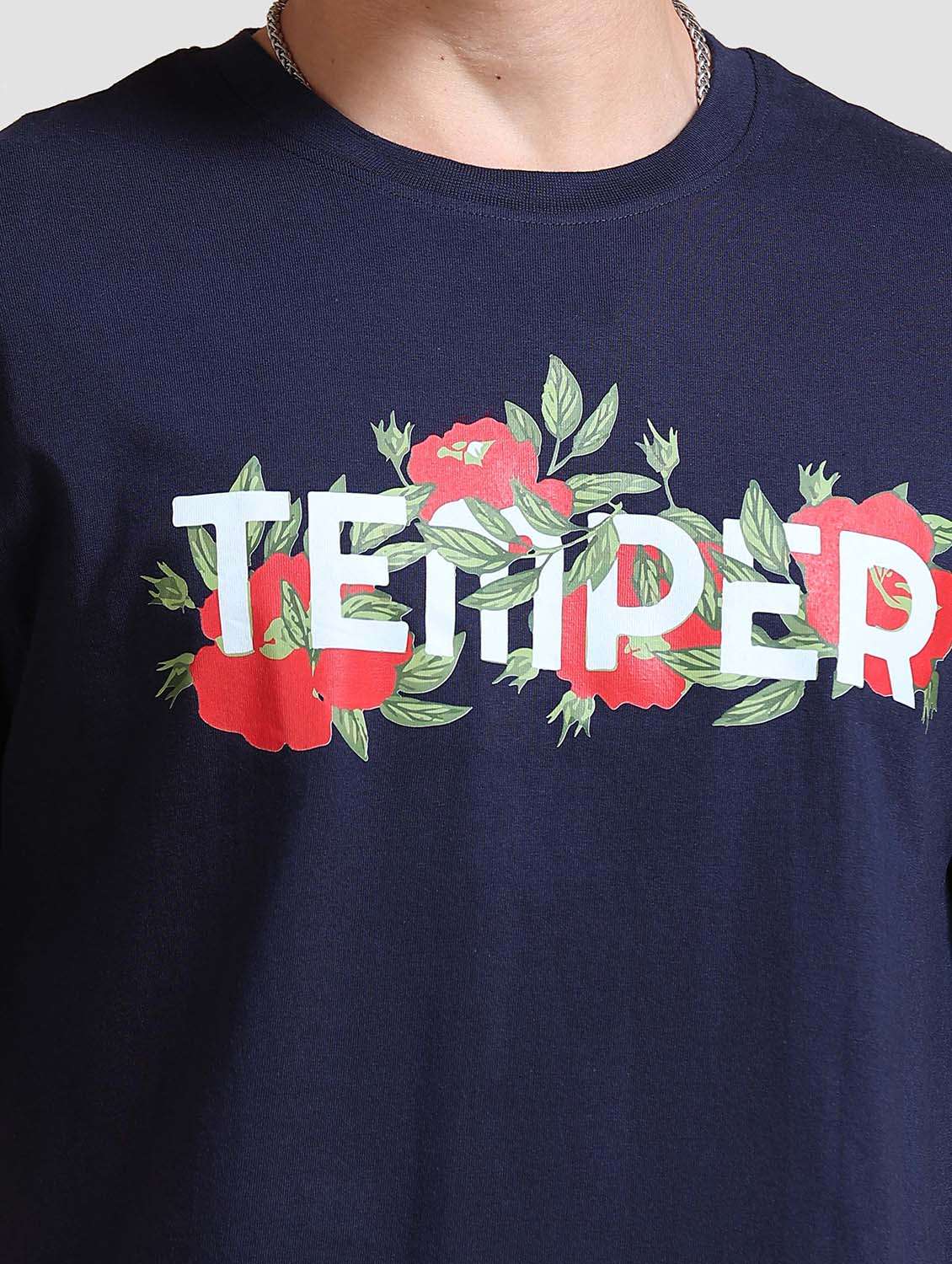Men Printed Short Sleeve Loose Fit T-shirt - 22704384 -  Standard Image - 1